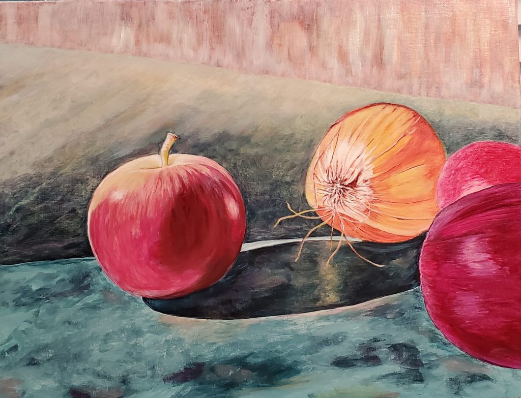 Apple and Onion Painting